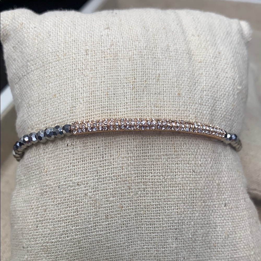 Black and Rose Gold Bracelet